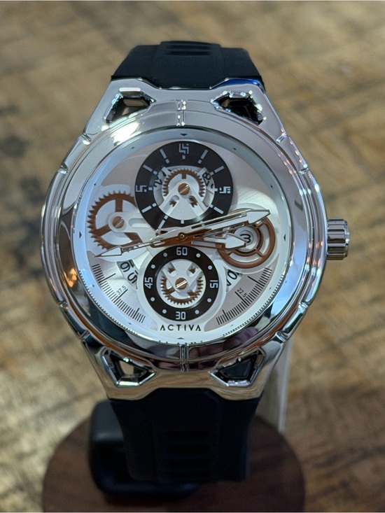 Invicta Other - NEW Activa Drift X Invicta ACW9349-007 Silver Black 44mm NIB